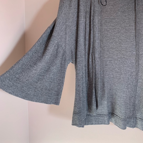 H&M grey cardigan, 3/4 sleeve - Picture 2 of 3